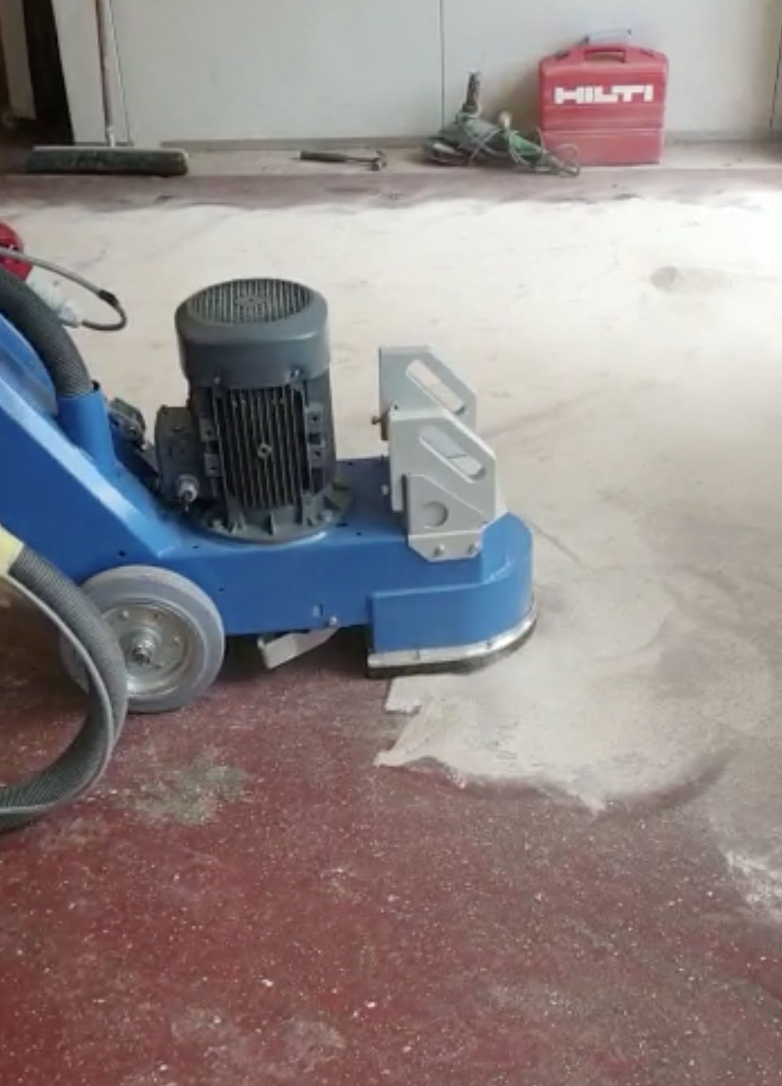 Floor preparation grinding